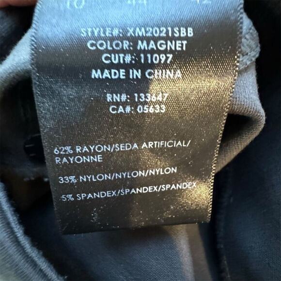 Liverpool Jeans Co Women's High Waist Leggings Gray Size 10/30 Yoga Running - Picture 8 of 11